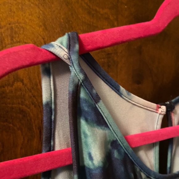 Ashley Stewart Tie dyed dress with one side slit. Size 22/24. Pretty and comfy! - Picture 6 of 6